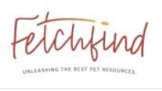 Fetchfind logo in script font with tagline 