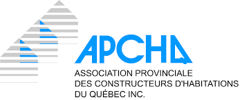 Logo of Association Provinciale des Constructeurs d'Habitations du Québec Inc. with blue and gray design.