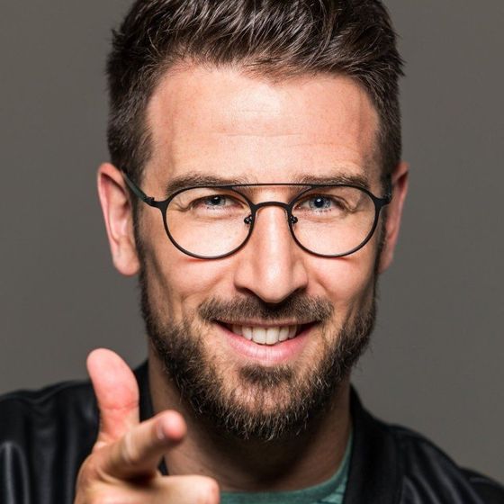 person with glasses
