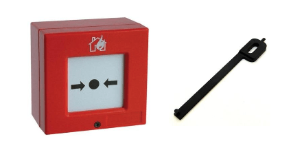 Gent Manual Call Point & Test Key