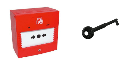 Rafiki / Fike Manual Call Point & Test Key