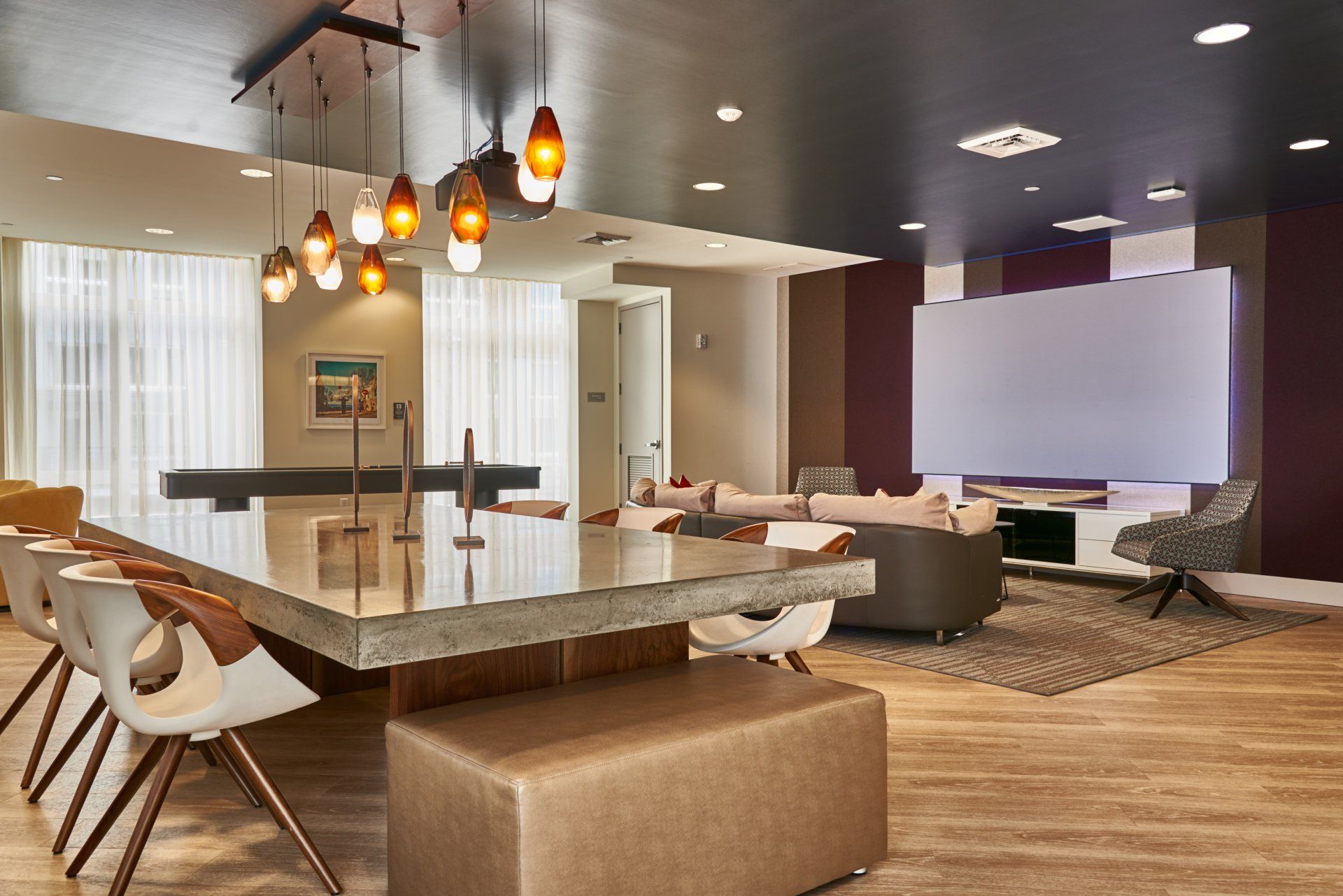 lounge bar area