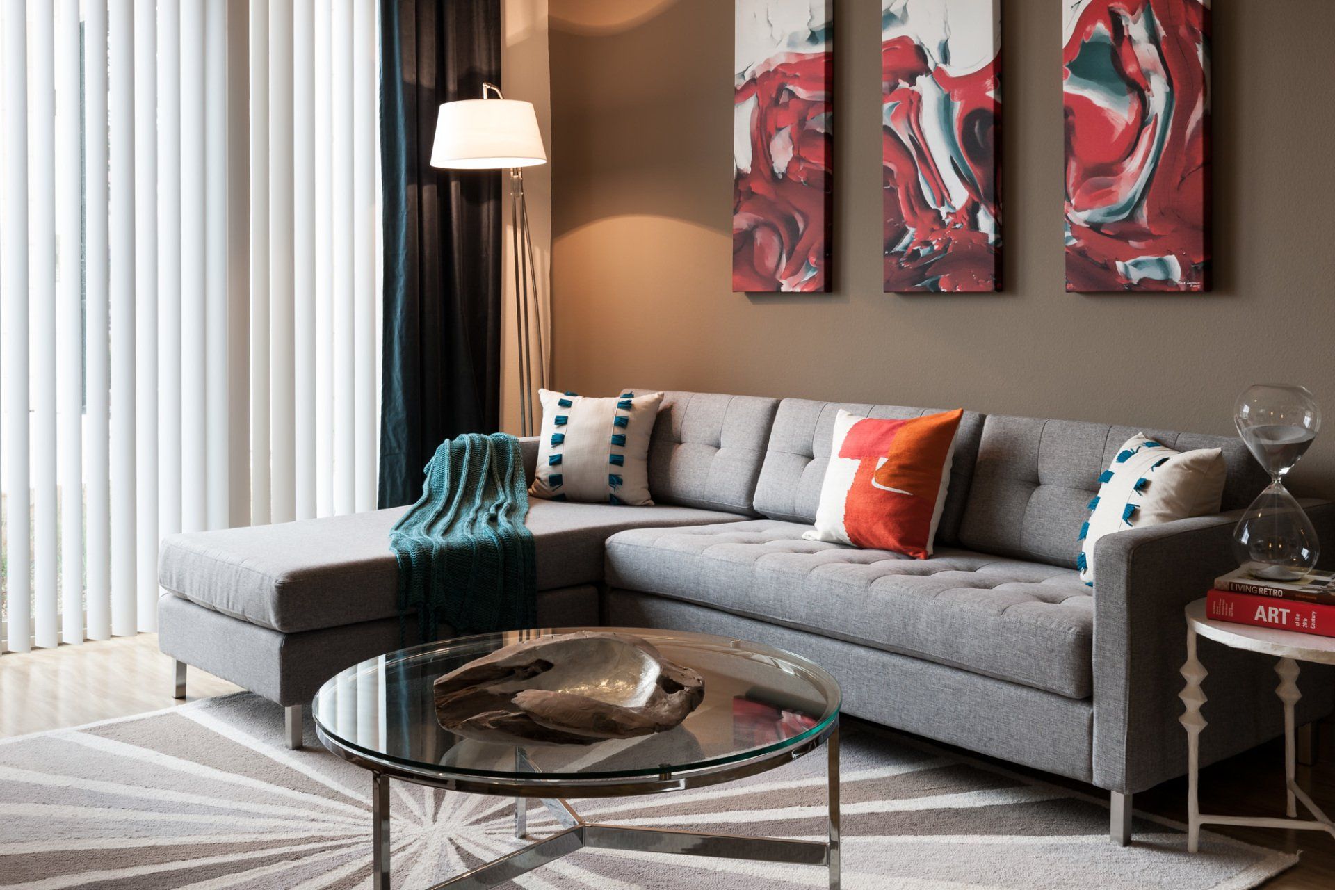 bright living room