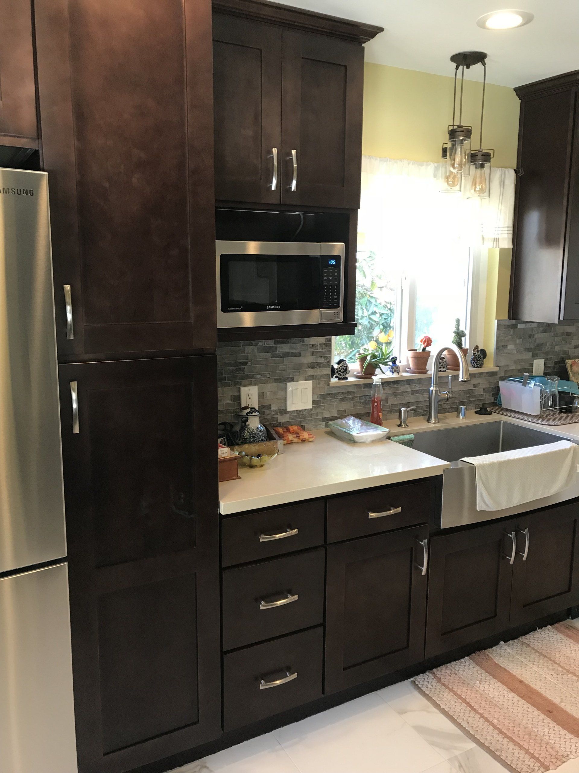 Minimalist Kitchen — Cappuccino Kitchen Set in La Habra, CA