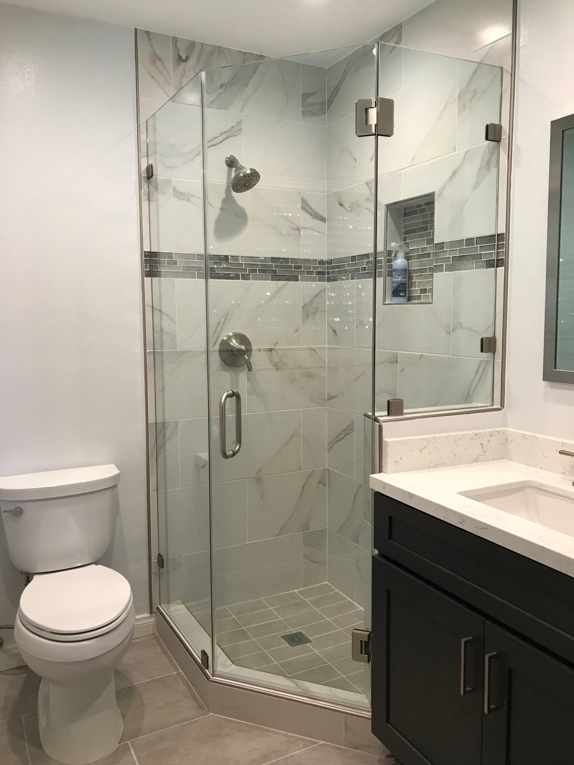 Bathroom Shower Area — Glass Bathroom Shower in La Habra, CA