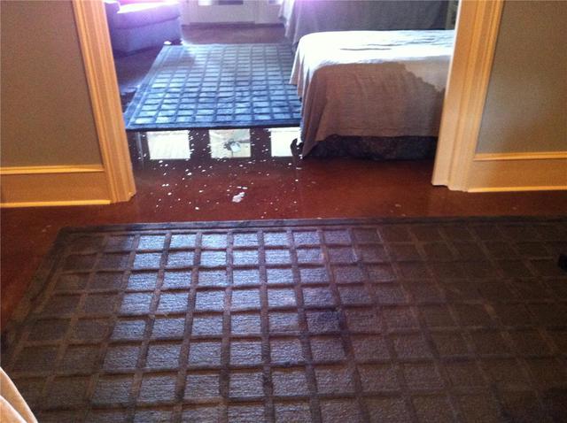 water damage restoration done by ARI in Arkansas