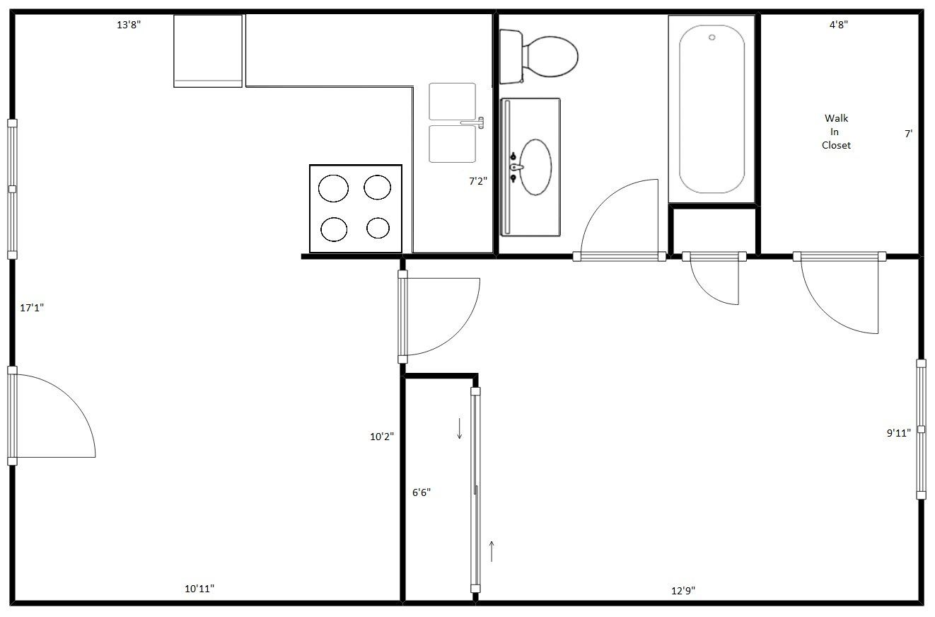 1 BED
