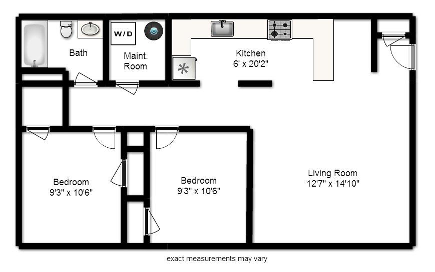 2 BED