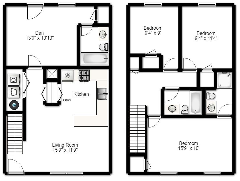 3 BED