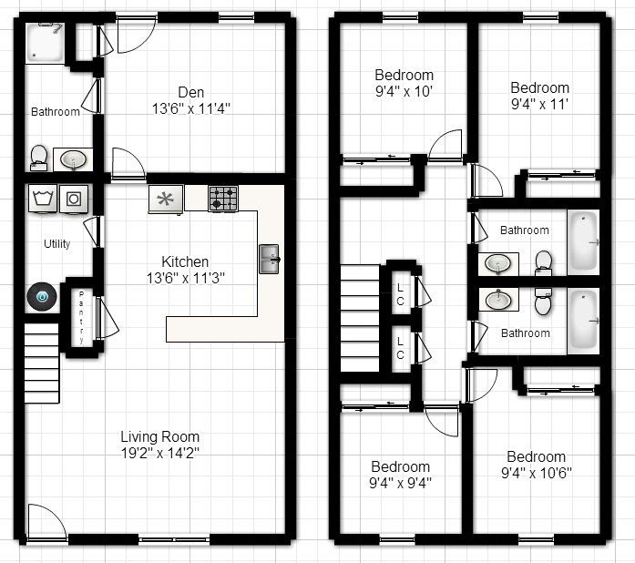 4 BED