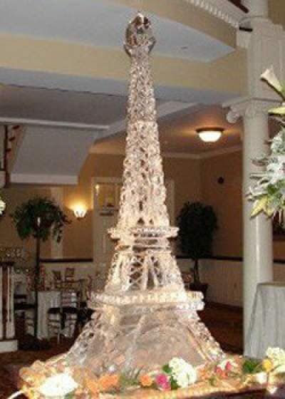 Eiffel Tower Ice sculpture philadelphia Eiffel Tower Ice sculpture philadelphia