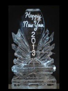 New years eve Champagne glass ice luge Philadelphia PA