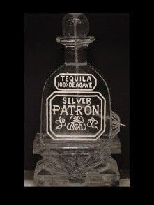 Patron bottle ice luge Philadelphia PA