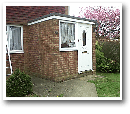before image of porch
