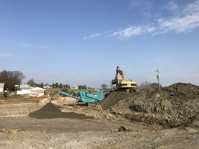 Land Clearing — Digger Clearing Land in Lancaster County, PA Land Clearing — Digger Clearing Land in Lancaster County, PA