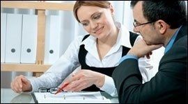 Commercialista con cliente