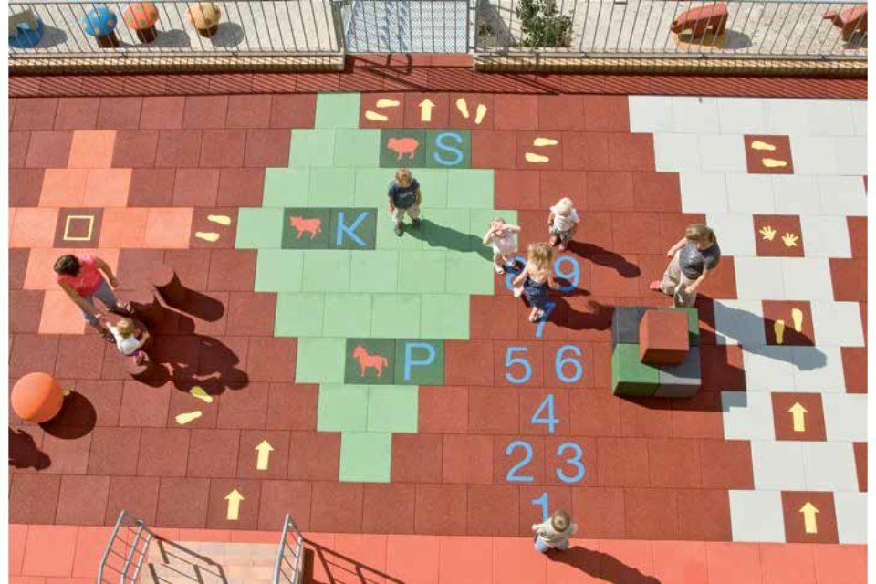 Pavimentazione parco giochi