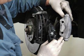 fitting a car brake back together