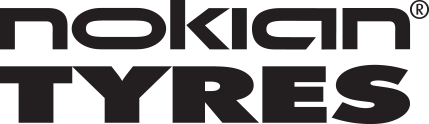 Nokian Tyres logo: black text on white background.