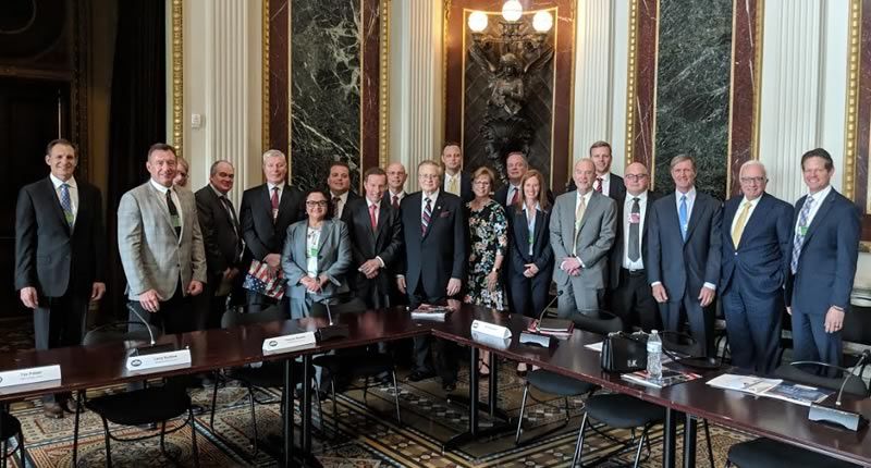 Michael Ferreri at the white house for a meeting