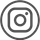 An instagram logo in a circle on a white background.