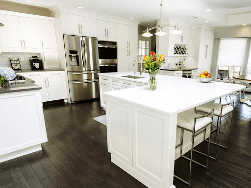 L-Shaped Kitchen Island