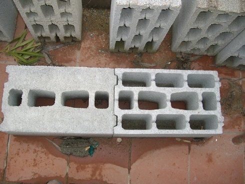 produzione di mattoni in cemento per costruzioni
