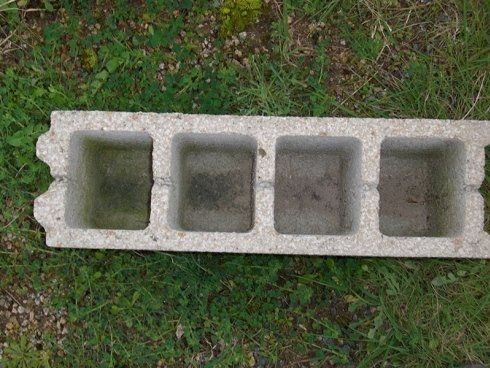mattone in cemento per costruzioni