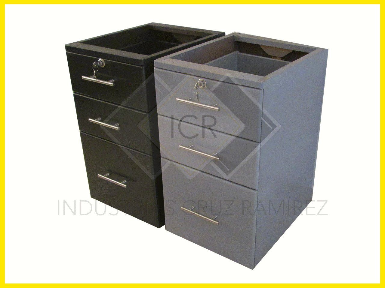 almacenamiento-archivadores-documentos-archivar-guardar-cajones-gabetas-gris-claro-oscuro-pedestal-madera