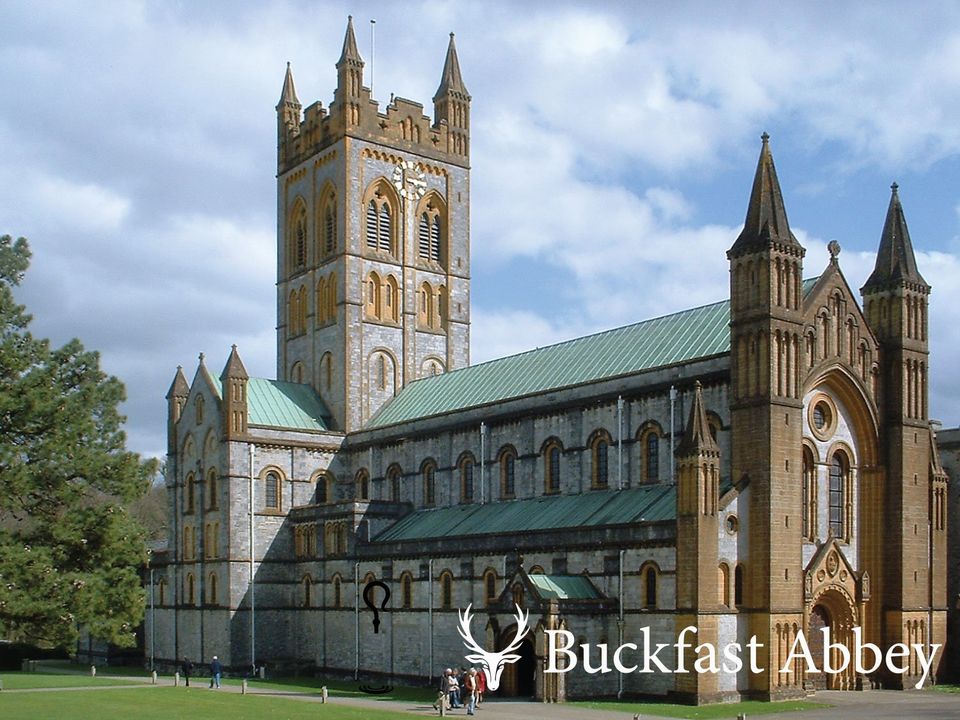 Buckfast Abby near Pennymoor Caravan and Camping park, Modbury