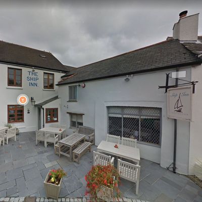 The Ship inn near Pennymoor Caravan and Camping park, Modbury