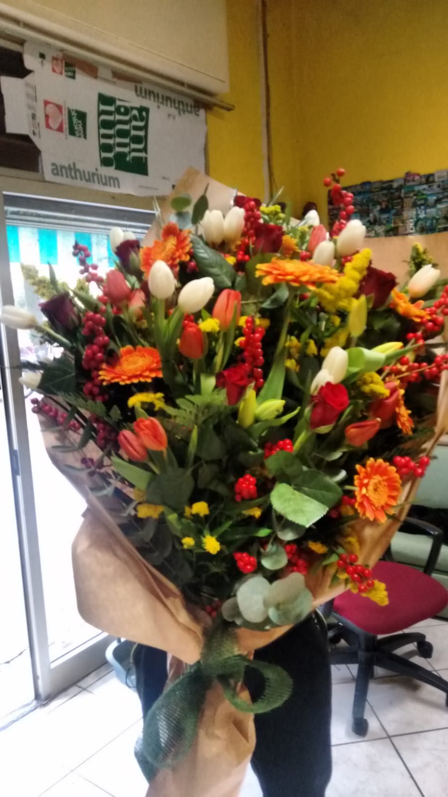 composizione floreale per funerale