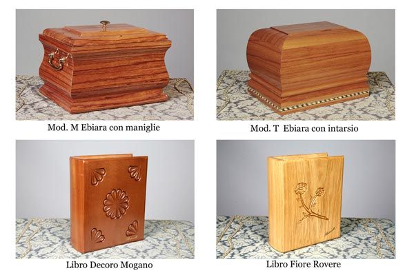Urne cinerarie di legno