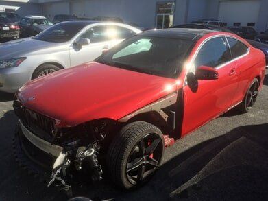 Broken front car - Collision Repair in Pawtucket RI Broken front car - Collision Repair in Pawtucket RI