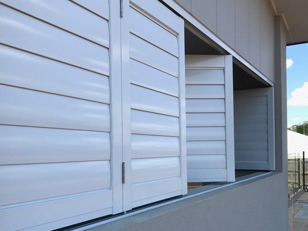 Aluminium shutters Sunshine coast