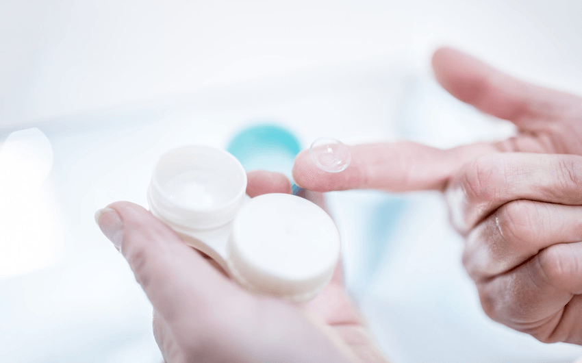 Gas-permeable contact lenses