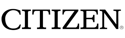 Logo del marchio CITIZEN in testo nero.