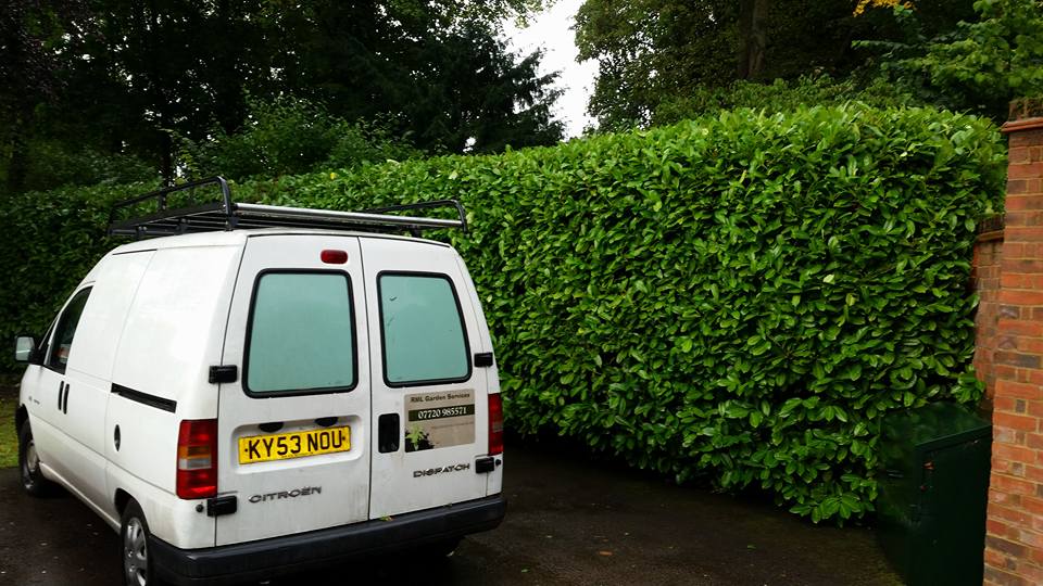 white mobile van
