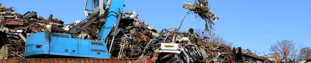 bulldozer with scrap metal bulldozer with scrap metal