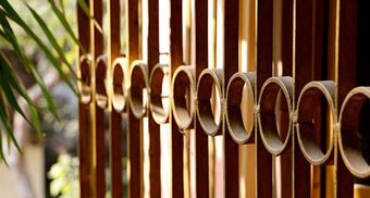 wrought iron fence
