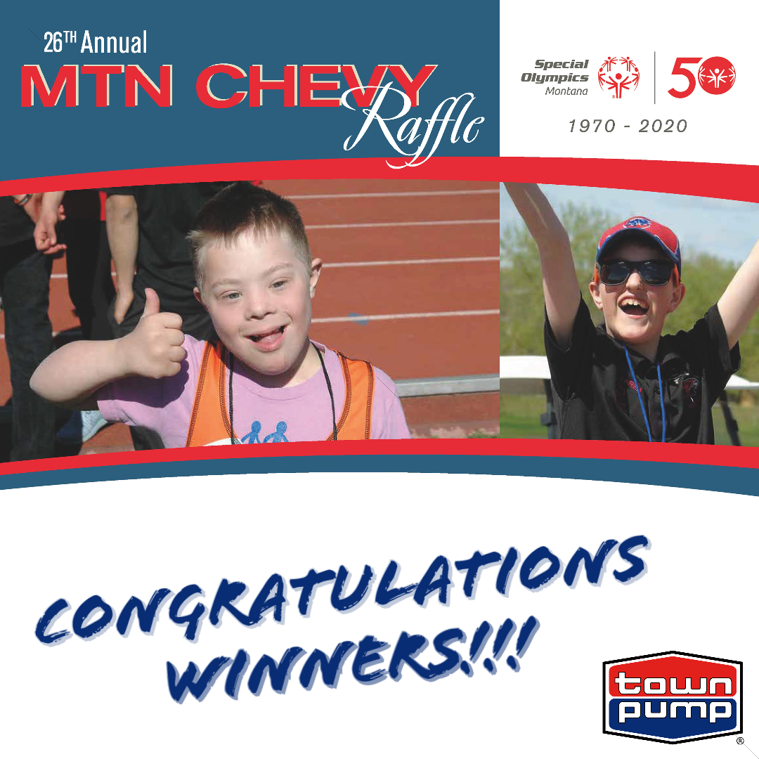 2020 Special Olympics Raffle Graphic