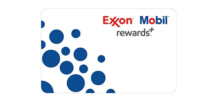 ExxonMobil Rewards+ card example