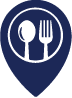 Icon indicating fork & spoon (aka food available)