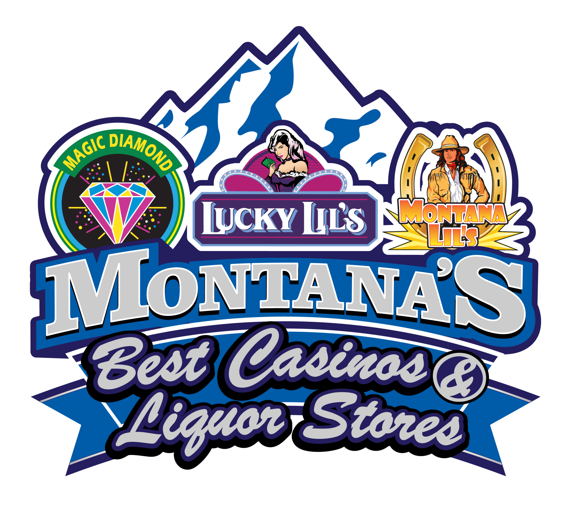 Montana's Best Casinos & Liquor Stores logo full color