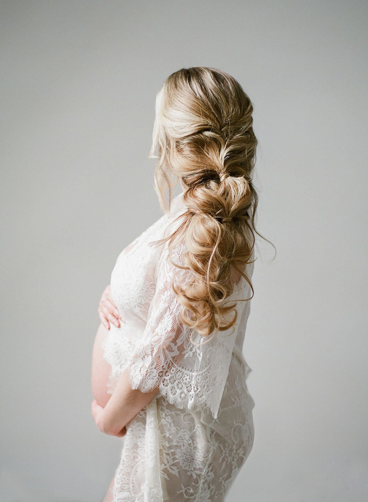 Maternity shoot hair and make up