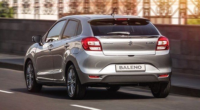 Suzuki Baleno vista posteriore