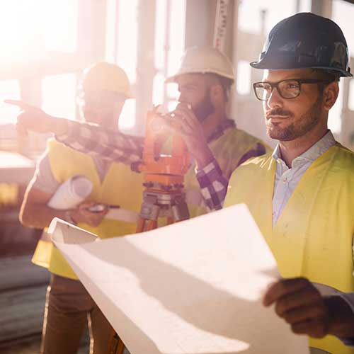 Surveyors On Construction Site — Sharpsburg, GA — Turner & Associates Land Surveyors, P.C. Surveyors On Construction Site — Sharpsburg, GA — Turner & Associates Land Surveyors, P.C.