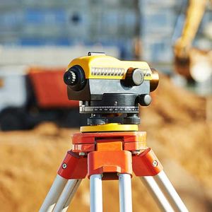 Surveyor Equipment Outdoors — Sharpsburg, GA — Turner & Associates Land Surveyors, P.C. Surveyor Equipment Outdoors — Sharpsburg, GA — Turner & Associates Land Surveyors, P.C.