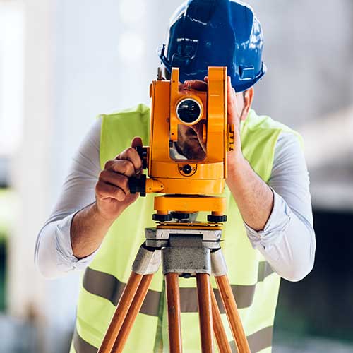 Surveyor With Safety Hat — Sharpsburg, GA — Turner & Associates Land Surveyors, P.C. Surveyor With Safety Hat — Sharpsburg, GA — Turner & Associates Land Surveyors, P.C.