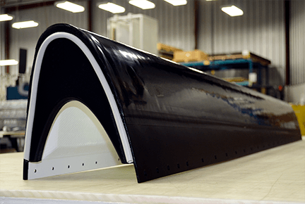 composite airplane leading edge repair